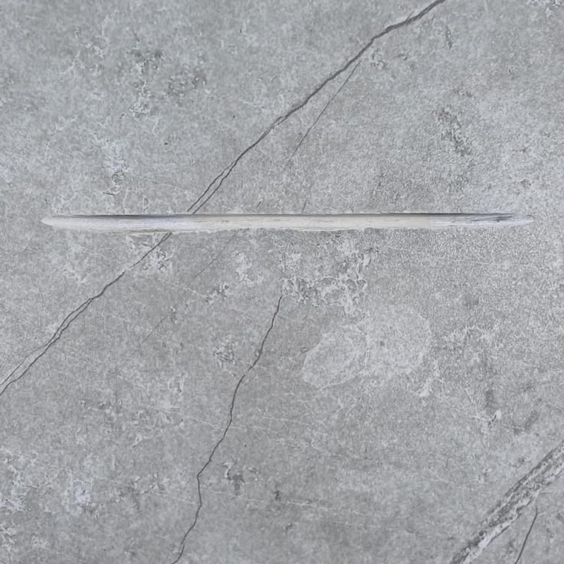Demonstration: scratch removed on one half, the other left untouched Before